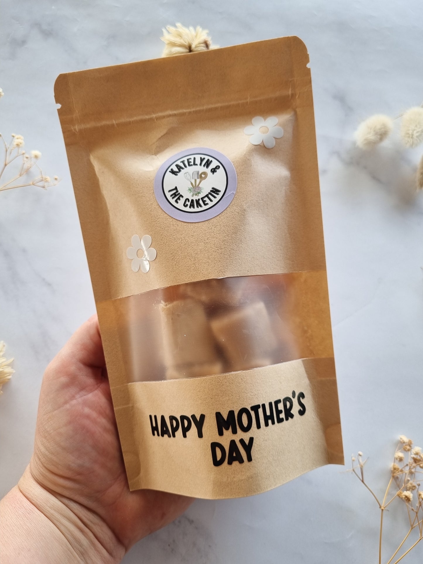 Mother's day fudge gifting bags