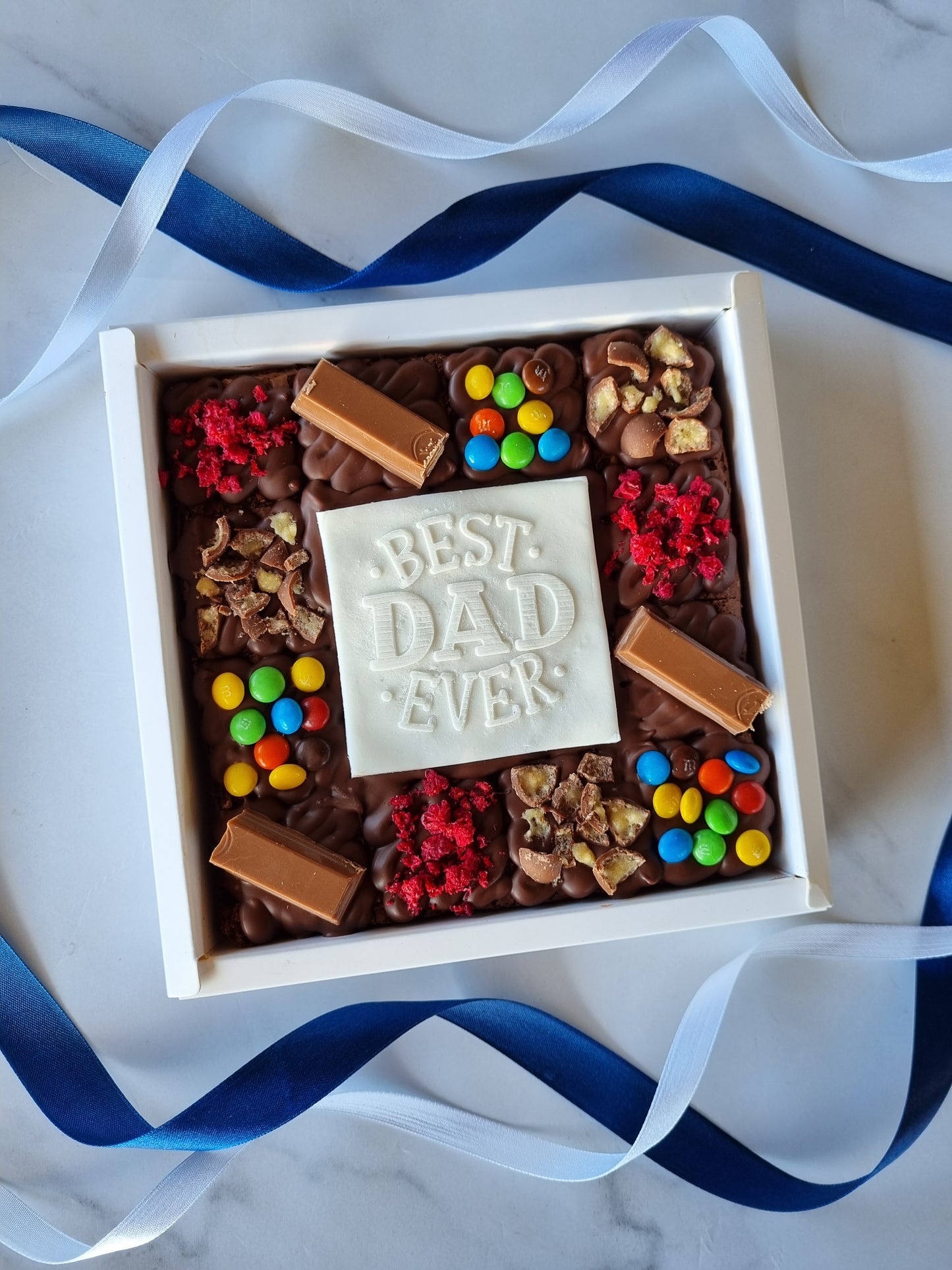 Fathers day loaded brownie