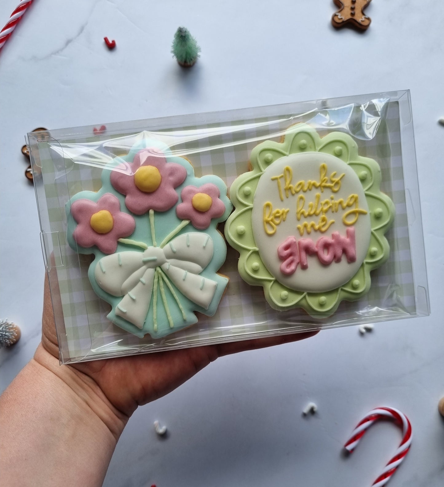 'Thanks for helping me grow' cookie set