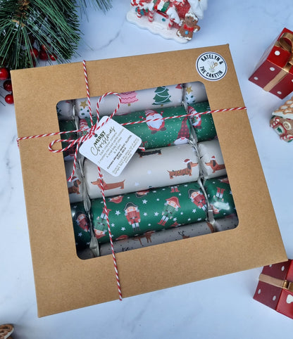 Mystery cookie Christmas crackers