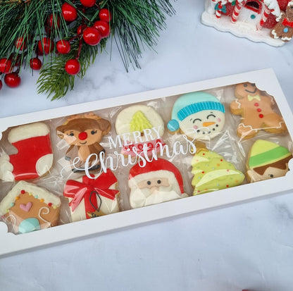 Mini Christmas cookies - 10 pack