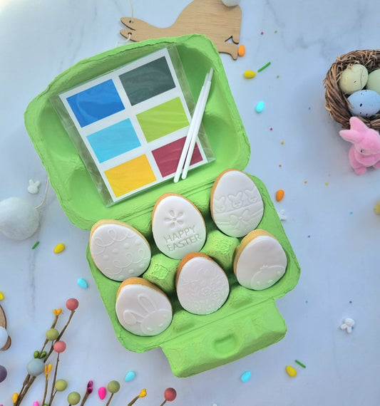Paint your own Easter egg cookies