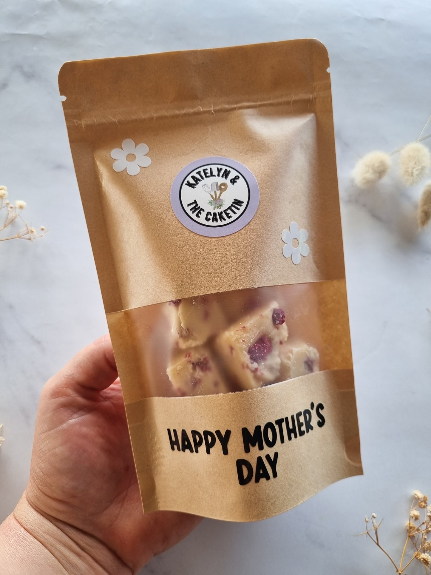 Mother's day fudge gifting bags