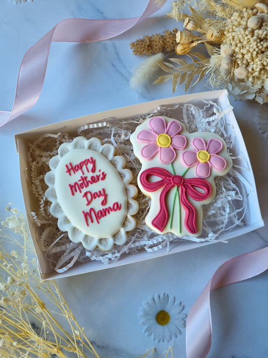 Flower bouquet cookie pack (wording can be personalised)