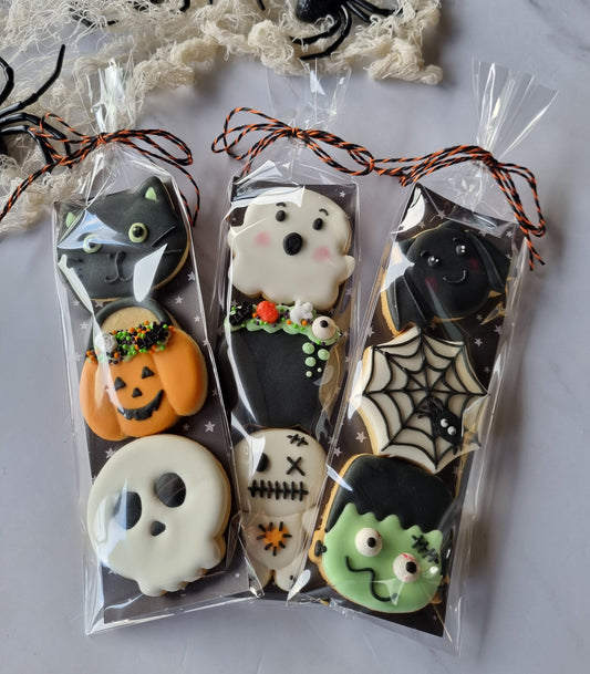 3 pack of mini Halloween cookies
