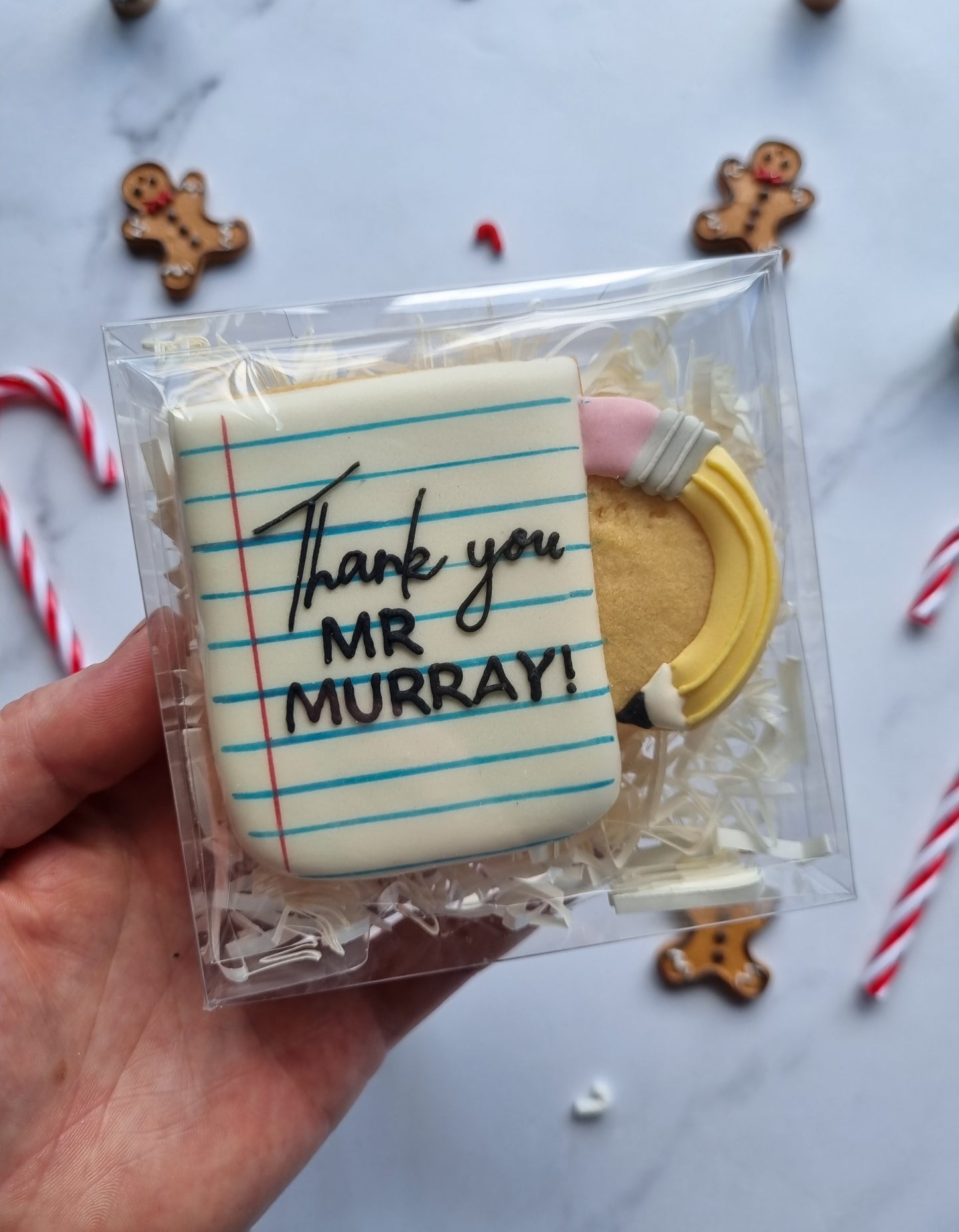 Personalised teacher mug cookie