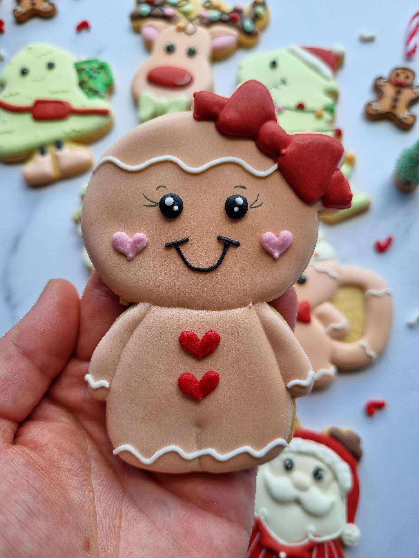 Regular size single iced cookies