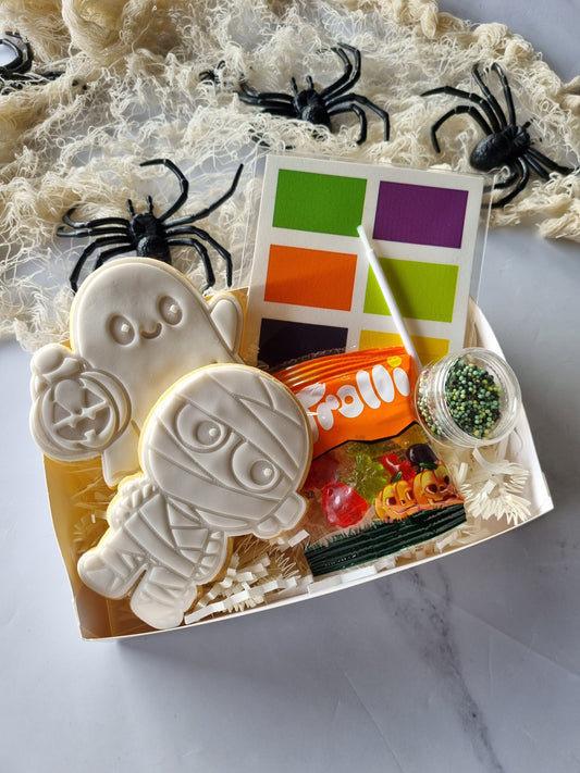 Deluxe paint your own Halloween cookie pack