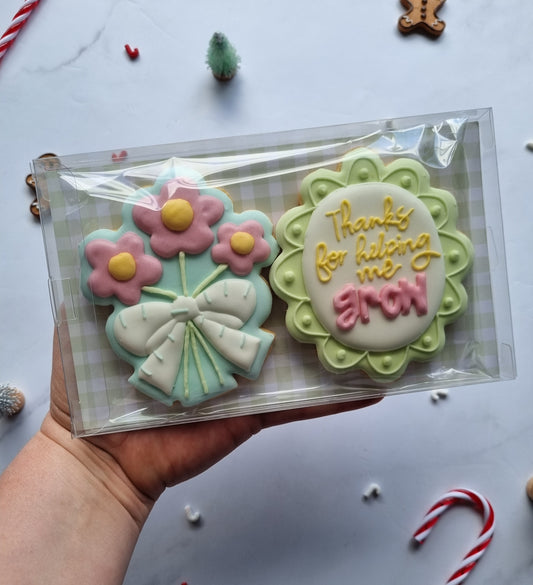 'Thanks for helping me grow' cookie set