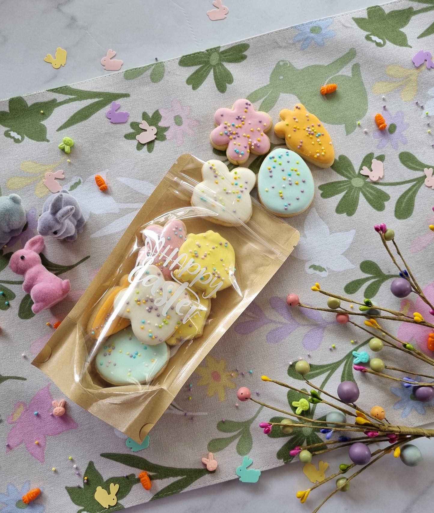 Easter iced animal bag